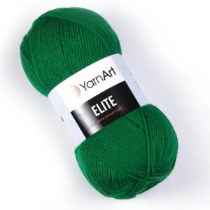 Пряжа для вязания YARNART "ELITE" (№846) Темно-зеленый