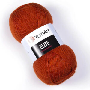 Пряжа для вязания YARNART "ELITE" (№847) Кирпичный