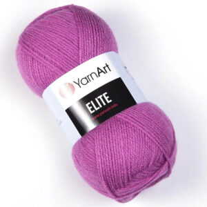 Пряжа для вязания YARNART "ELITE" (№849) Темно-сиреневый