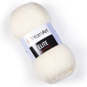 Пряжа для вязания YARNART "ELITE" (№851) Слоновая кость