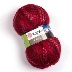 Пряжа для вязания YARNART "EVEREST" (№7036) Бордовый меланж