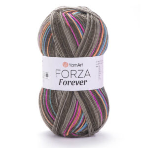 Пряжа для вязания YARNART "FORZA FOREVER" (№2702) Бежевый/оранжевый/розовый