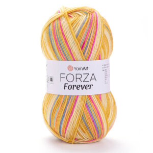 Пряжа для вязания YARNART "FORZA FOREVER" (№2704) Желтый/розовый/синий