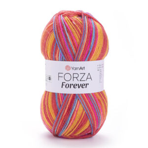 Пряжа для вязания YARNART "FORZA FOREVER" (№2705) Красный/желтый/синий