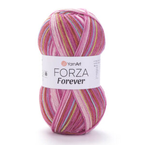 Пряжа для вязания YARNART "FORZA FOREVER" (№2706) Розовый/голубой/малиновый