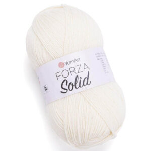 Пряжа для вязания YARNART "FORZA SOLID" (№4602) Молочный