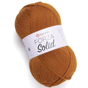 Пряжа для вязания YARNART "FORZA SOLID" (№4608) Золотисто-коричневый