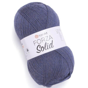Пряжа для вязания YARNART "FORZA SOLID" (№4615) Темный джинс