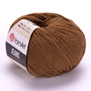 Пряжа для вязания YARNART "JEANS" (№40) Коричневый