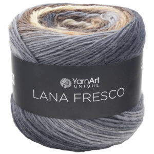 Пряжа для вязания YARNART "LANA FRESCO" (№8114) Серый/коричневый