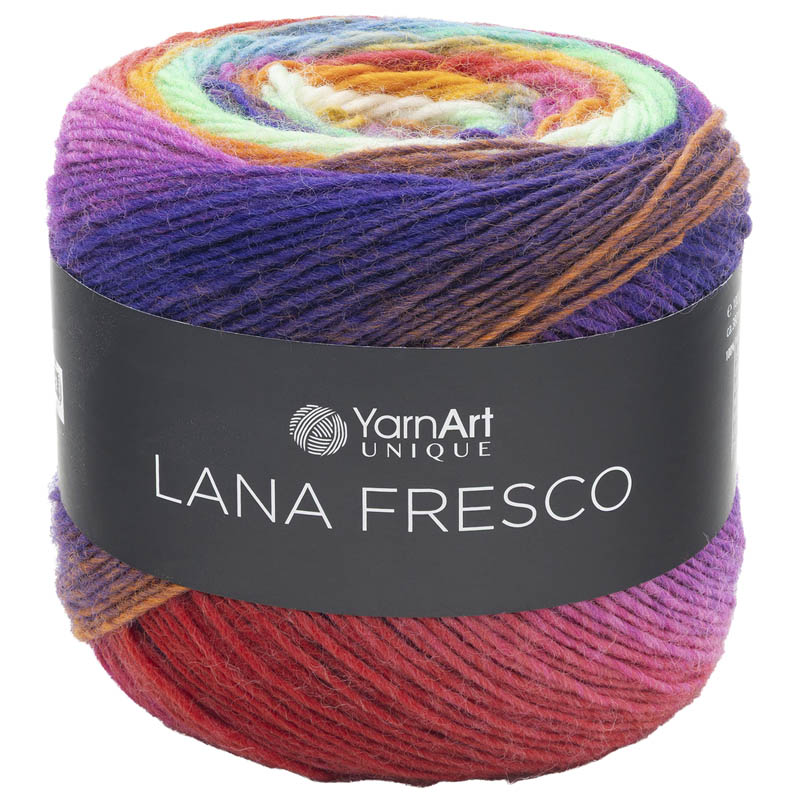 Пряжа для вязания YARNART "LANA FRESCO" (№8115) Фиолетовый попугай