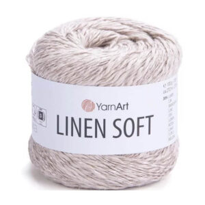 Пряжа для вязания YARNART "LINEN SOFT" (№7304) Бежевый