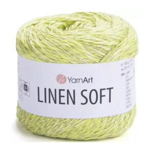 Пряжа для вязания YARNART "LINEN SOFT" (№7311) Св.салат