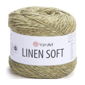 Пряжа для вязания YARNART "LINEN SOFT" (№7313) Хаки