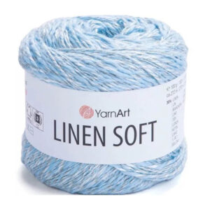 Пряжа для вязания YARNART "LINEN SOFT" (№7319) Св.голубой