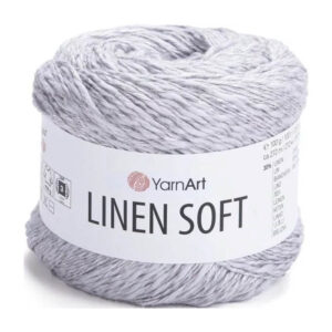 Пряжа для вязания YARNART "LINEN SOFT" (№7320) Св.серый