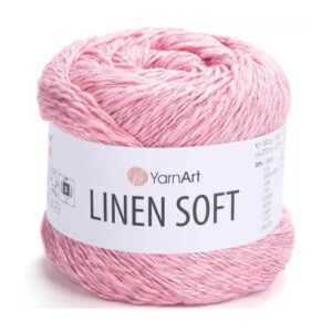 Пряжа для вязания YARNART "LINEN SOFT" (№7322) Розовый