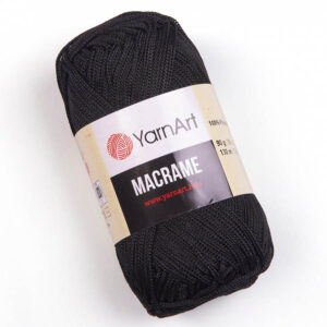 Пряжа для вязания YARNART "MACRAME" (№148) Черный
