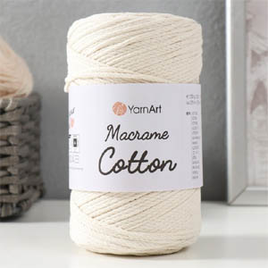 YARNART "MACRAME COTTON" (Ярнарт Макраме Коттон) – шнур для вязания