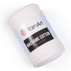 Пряжа для плетения YARNART "MACRAME COTTON" (№752) Молочный