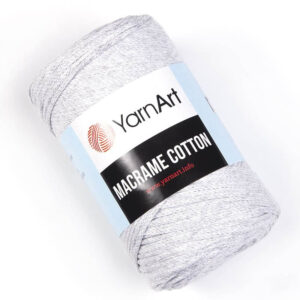 Пряжа для плетения YARNART "MACRAME COTTON" (№756) Св.серый