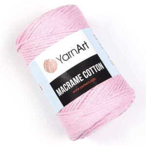 Пряжа для плетения YARNART "MACRAME COTTON" (№762) Розовый