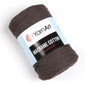 Пряжа для плетения YARNART "MACRAME COTTON" (№769) Шоколад