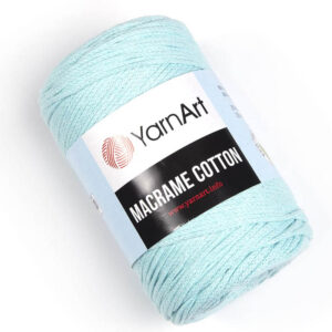 Пряжа для плетения YARNART "MACRAME COTTON" (№775) Бледно-бирюзовый