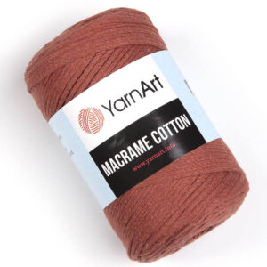 Пряжа для плетения YARNART "MACRAME COTTON" (№785) Кирпичный