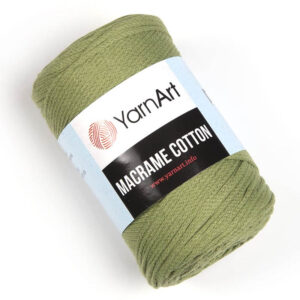 Пряжа для плетения YARNART "MACRAME COTTON" (№787) Оливковый