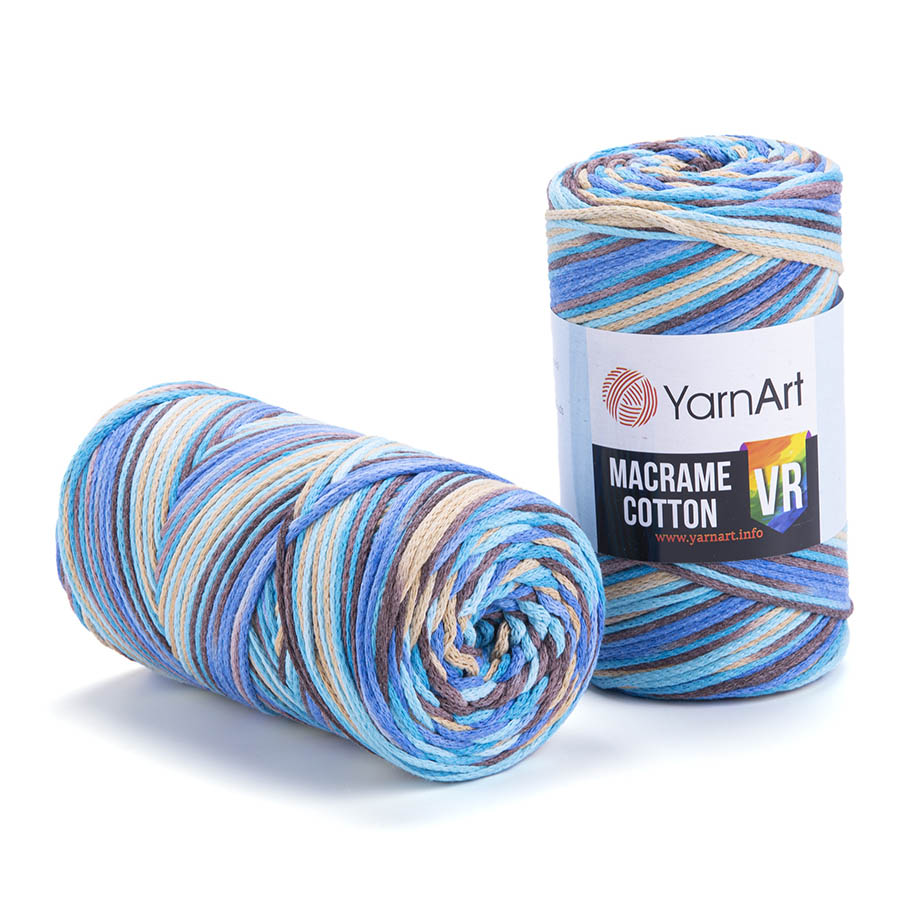 Пряжа для вязания YARNART "MACRAME COTTON VR" (№921) Принт