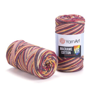 Пряжа для вязания YARNART "MACRAME COTTON VR" (№923) Принт