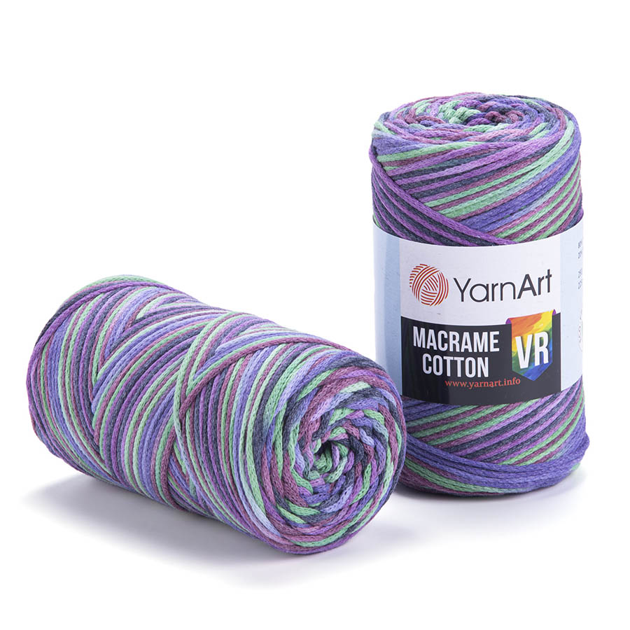 Пряжа для вязания YARNART "MACRAME COTTON VR" (№926) Принт