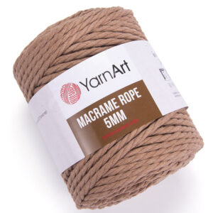 Пряжа (шнур) для вязания YARNART "MACRAME ROPE 5 MM" (№788) Какао