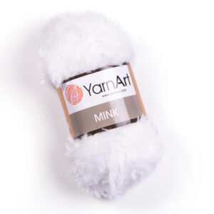 Пряжа для вязания YARNART "MINK" (№345) Белый