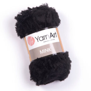Пряжа для вязания YARNART "MINK" (№346) Черный