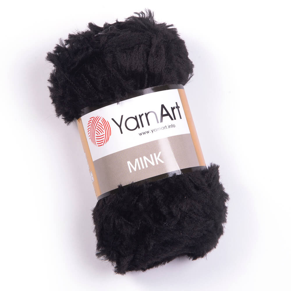 YARNART MINK 346 Пряжа для вязания YARNART "MINK" (№346) Черный