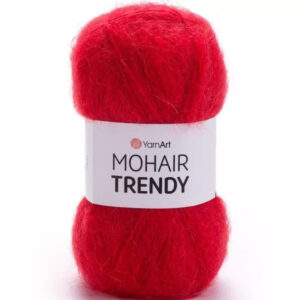 Пряжа для вязания YARNART "MOHAIR TRENDY" (№105) Красный