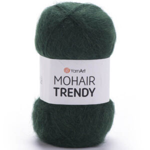 Пряжа для вязания YARNART "MOHAIR TRENDY" (№108) Зеленка