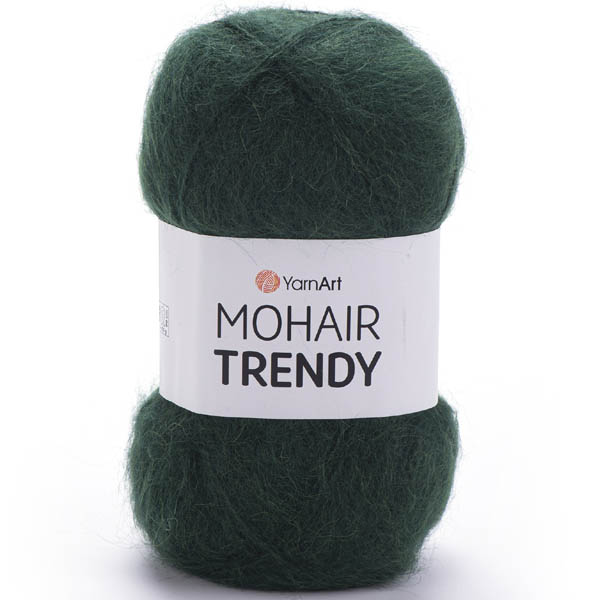 Пряжа для вязания YARNART "MOHAIR TRENDY" (№108) Зеленка