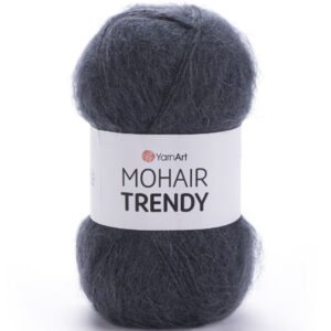 Пряжа для вязания YARNART "MOHAIR TRENDY" (№118) Темно-серый