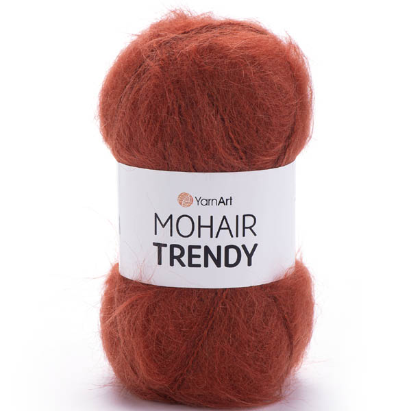 Пряжа для вязания YARNART "MOHAIR TRENDY" (№141) Красный терракот