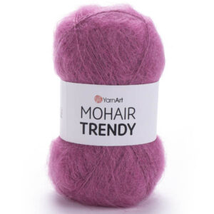 Пряжа для вязания YARNART "MOHAIR TRENDY" (№144) Розово-сиреневый
