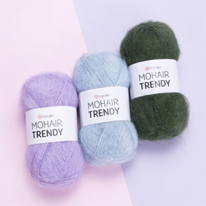 YARNART "MOHAIR TRENDY" (Ярнарт Мохер Тренди) – пряжа для вязания