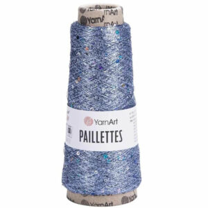 Пряжа для вязания YARNART "PAILLETES" (№8003) Голубой