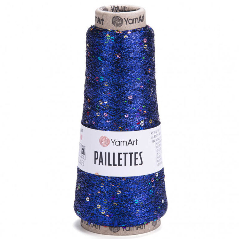 Пряжа для вязания YARNART "PAILLETES" (№8008) Синий