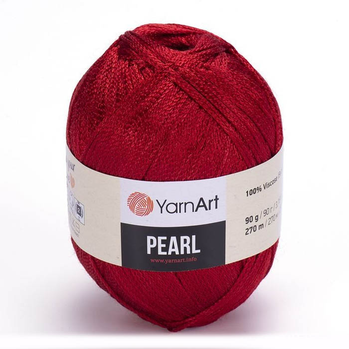 Пряжа для вязания YARNART "PEARL" (№118) Красный
