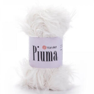 Пряжа для вязания YARNART "PIUMA" (№4402) Молочный