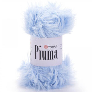 Пряжа для вязания YARNART "PIUMA" (№4408) Голубой