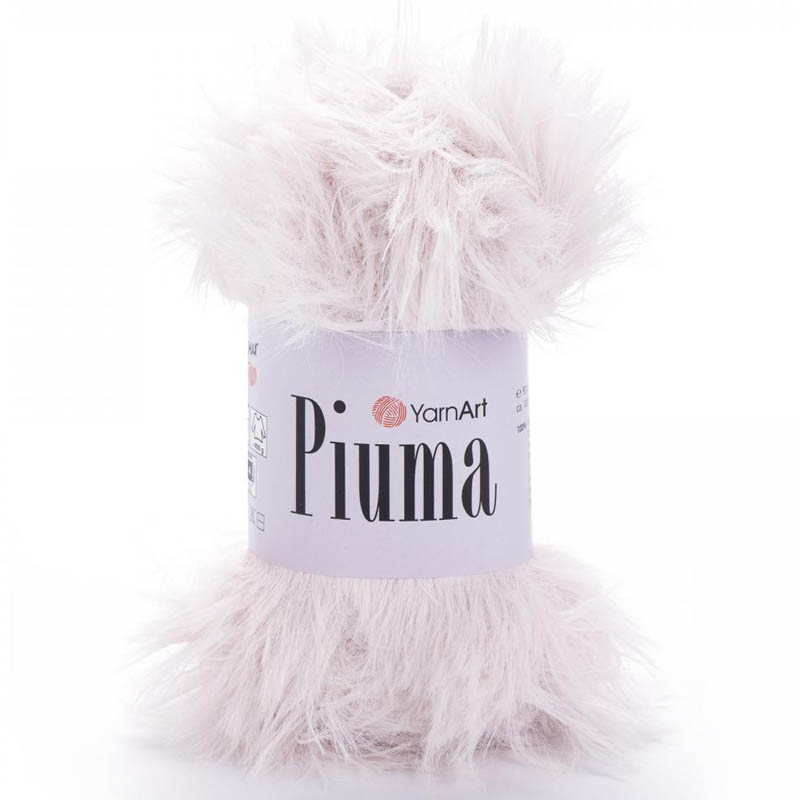 Пряжа для вязания YARNART "PIUMA" (№4409) Экрю